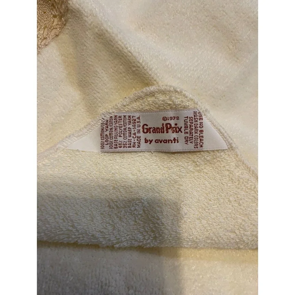 vintage 1978 grand prix towel set by avanti BoxT76‎